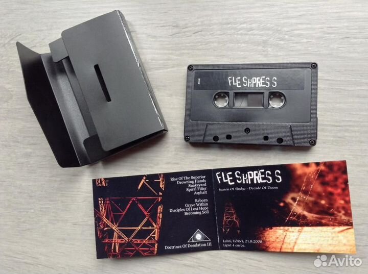 Аудиокассеты - grind, noise, doom, sludge и др