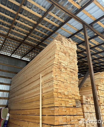 Доска обрезная 25х100х6000мм