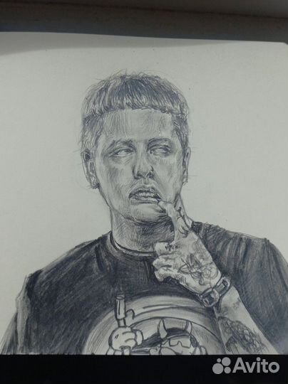 Портрет по фото карандашом