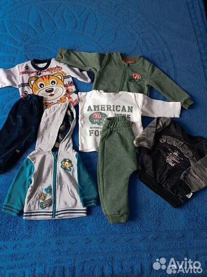 Детские вещи пакетом от 0 до года для мальчика
