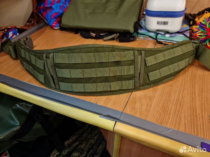 Пояс разгрузочный тактический с кевларом XL