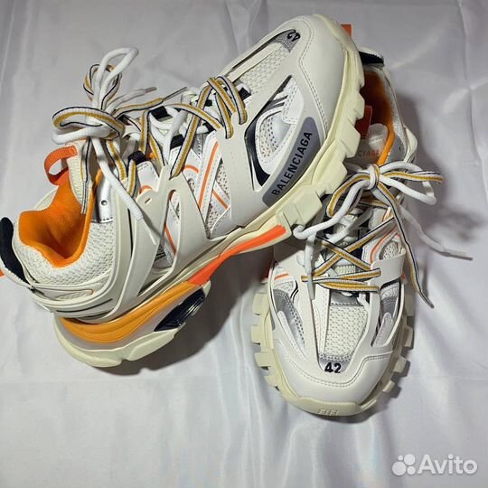 Balenciaga track 1 white orange