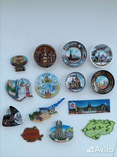 Магниты на холодильник из разных стран