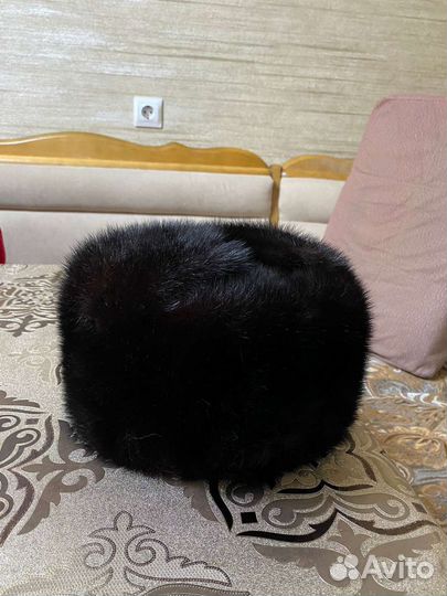 Норковая шапка мужская