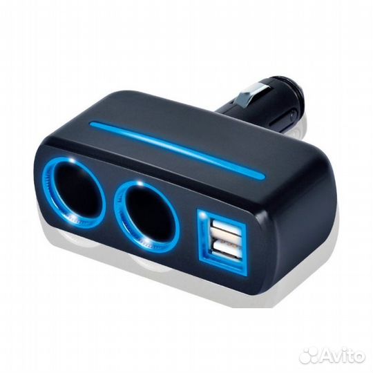 Переходники прикуривателя с дисплеем