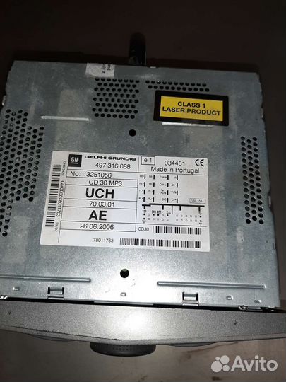 Штатная магнитола на опель антара