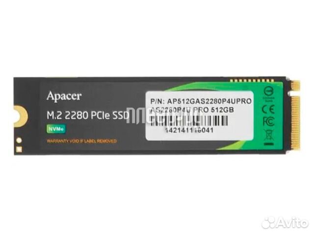 Apacer AS2280P4U Pro 512Gb AP512GAS2280P4upro-1