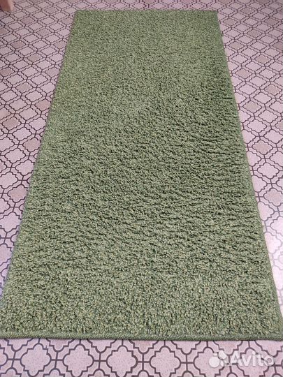 Ковер IKEA allerslev/икеа аллерслев 57х120 зеленый