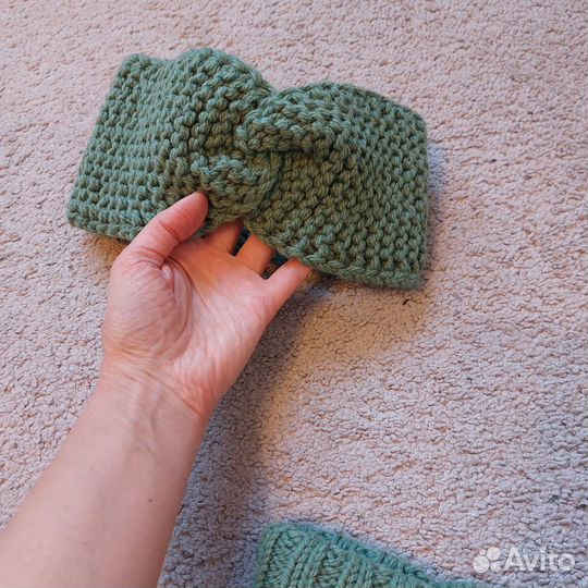 Полоска на голову, манишка