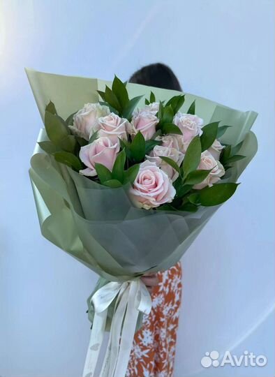 Цветы розы букет