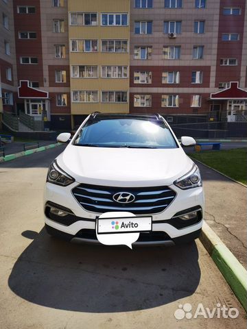Hyundai Santa Fe 2.4 AT, 2017, 62 000 км