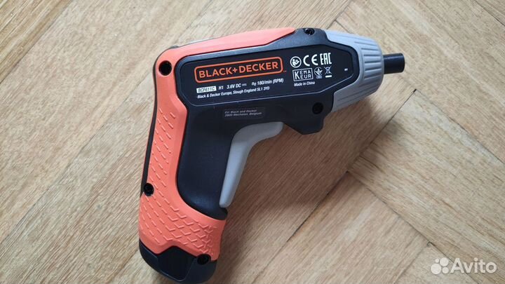 Black Decker шуруповёрт новый / аккум.отвертка