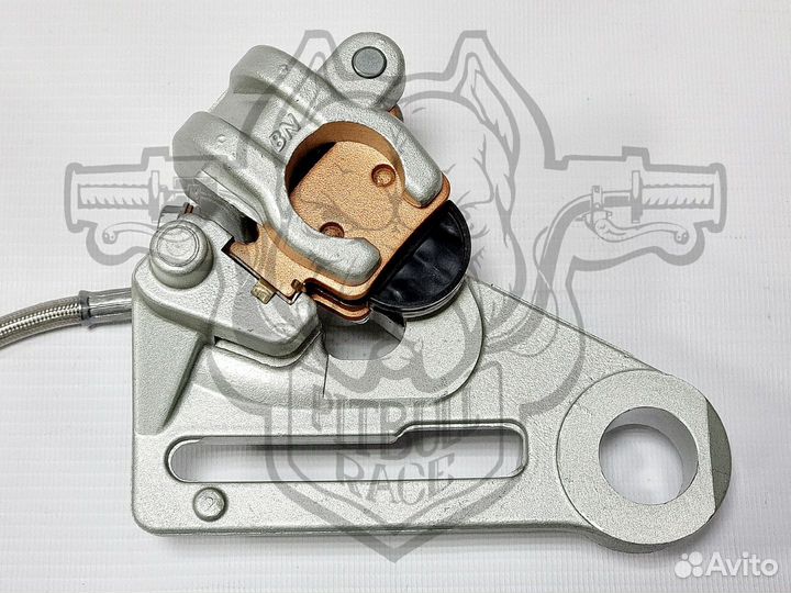 Задний тормоз brembo (гтц, гидролиния, суппорт)