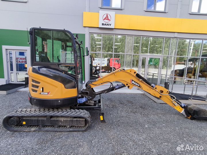 Мини-экскаватор Sany SY26U, 2023