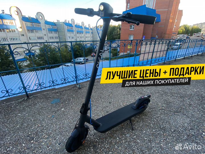 Электросамокаты с сидеьем. Взрослые и детские