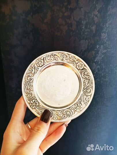 Мельхиор, бокал и рюмки