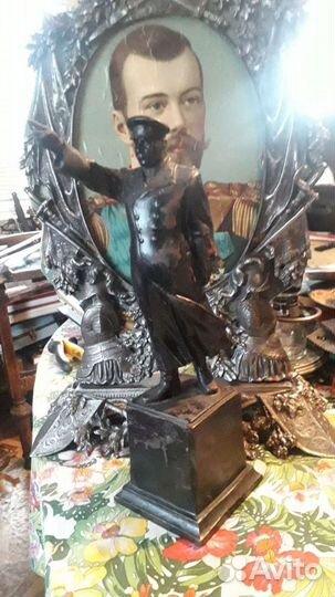 Барельеф сталина чугун