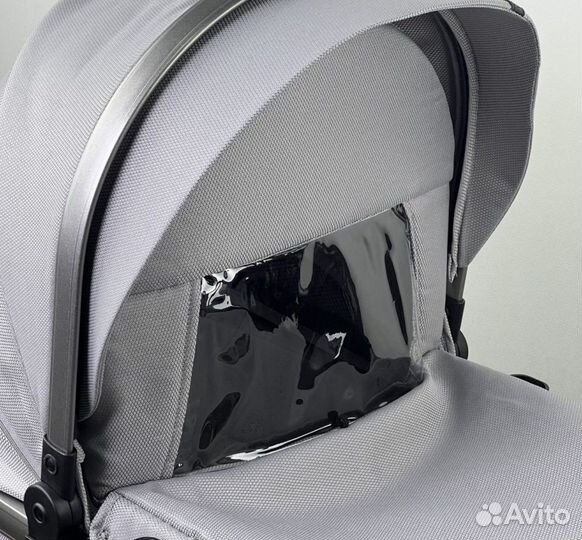 Коляска luxmom 558 2в1 серый