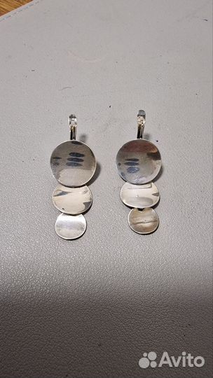 Серьги серебро 925