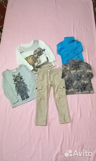 Вещи пакетом на мальчика 104 110