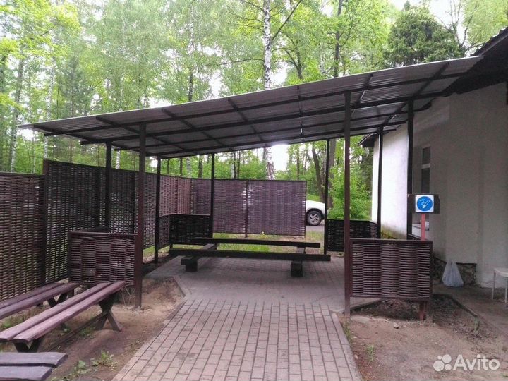 Навес под ключ