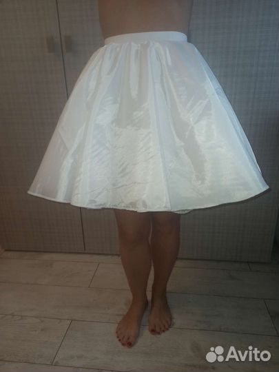 Подъюбник на кольцах пышный