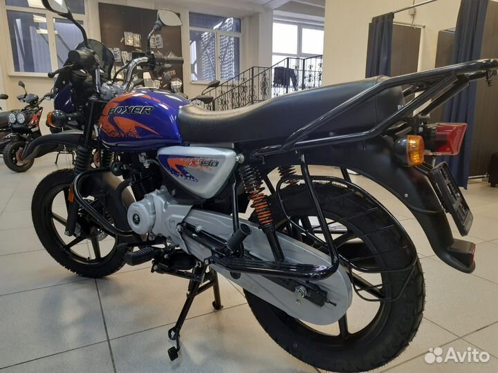 Мотоцикл Bajaj Boxer 150X Синий