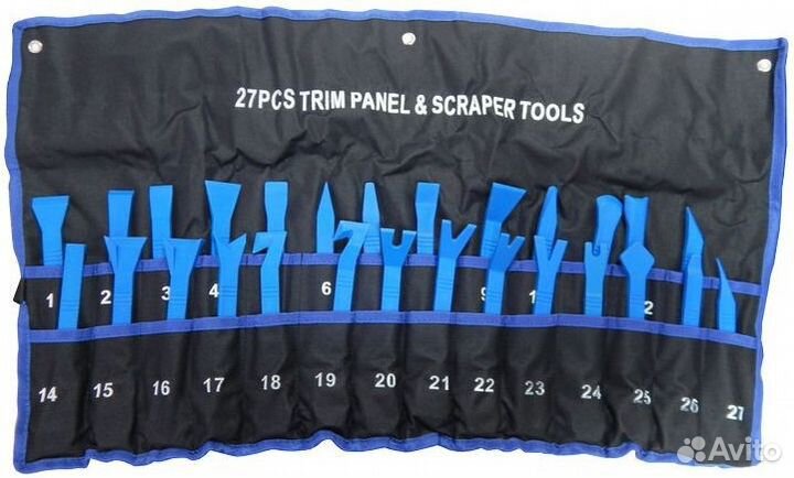 Набор для демонтажа внутренней обшивки салона 27пр