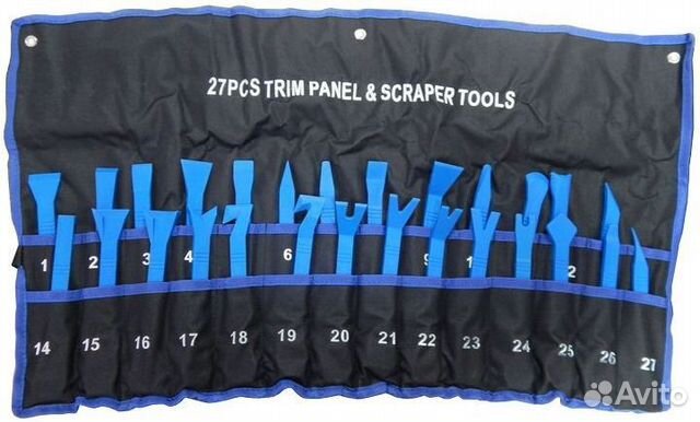 Набор для демонтажа внутренней обшивки салона 27пр