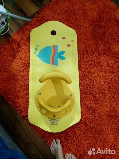 Коврик для ванной со съемным стульчиком roxy-kids