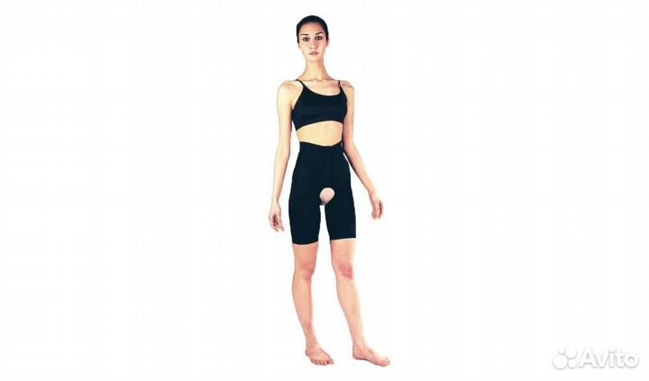 Шорты косметологические от талии до середины бедра