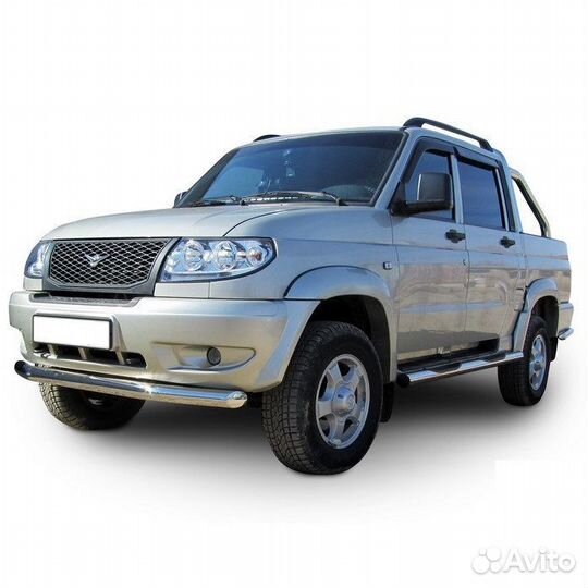 Защита переднего бампера UAZ pickup (2007)
