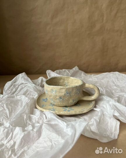 Чашка ручная работа