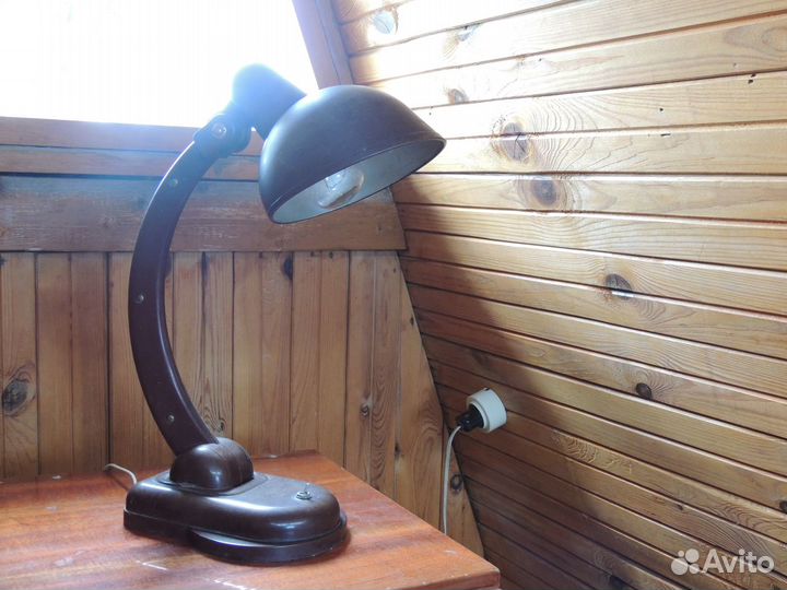Настольная лампа карболит СССР