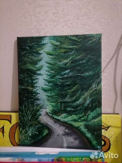 Картина маслом пейзаж 