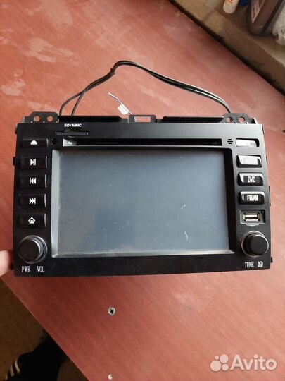 Магнитола 2 din на прадо 120