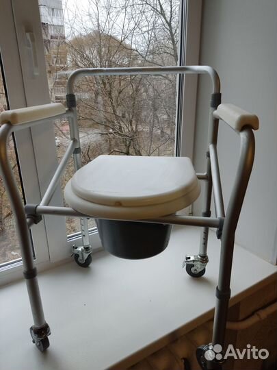 Кресло туалет для инвалидов бу