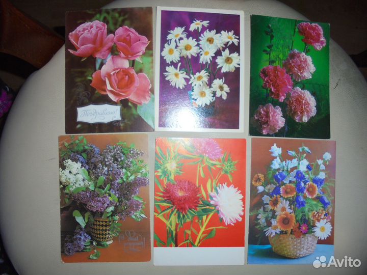 Откр Цветы фото Г.Костенко 1970-88 Гознак+ Планета