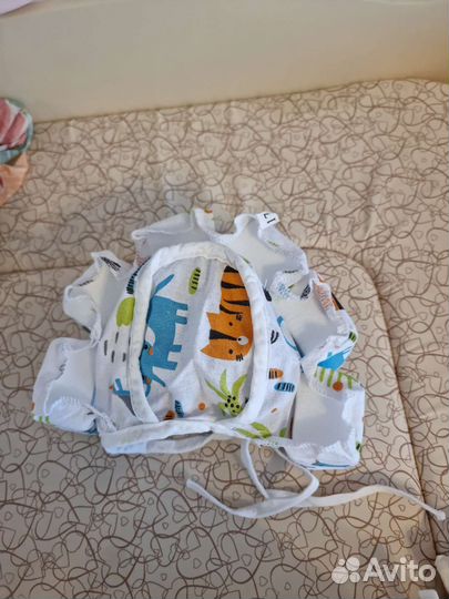 Чепчик ромашка для плавания 0-3мес