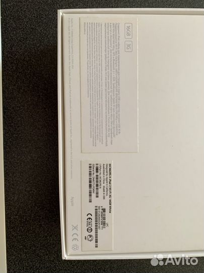 Коробка iPad 2 WiFi 3G 16Gb White