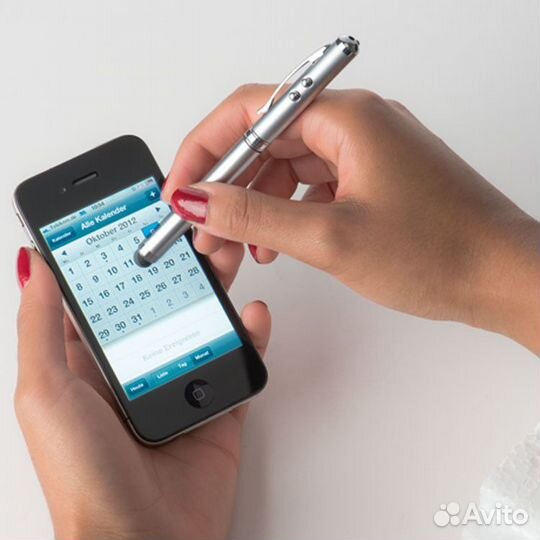 Стилус - шариковая ручка для сенсорного экрана