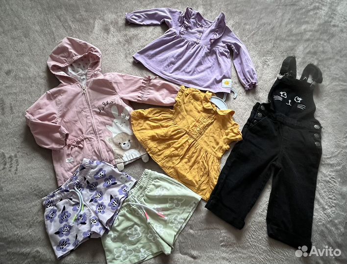 Одежда пакетом на девочку 92 98