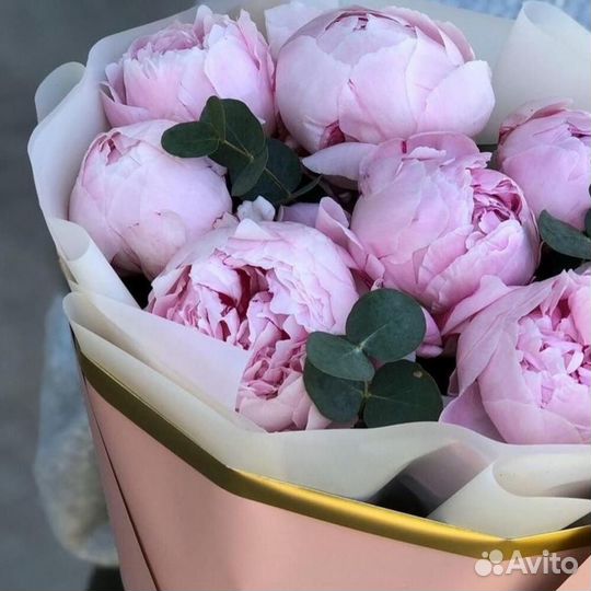 Пионы букет