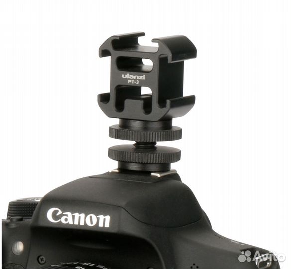 Тройное крепление горячий башмак Ulanzi PT-3