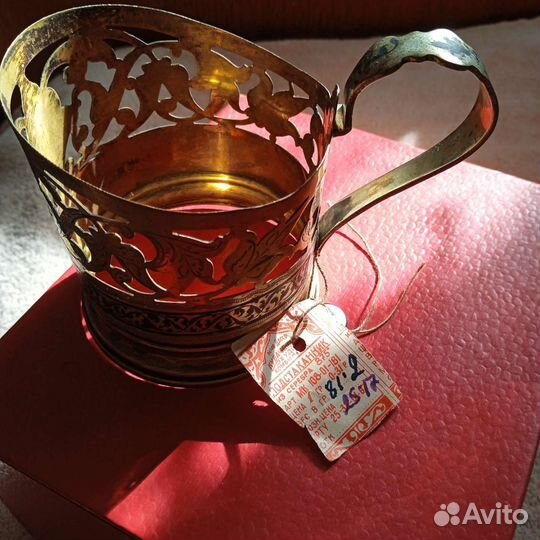 Подстаканник Кубачи, серебро