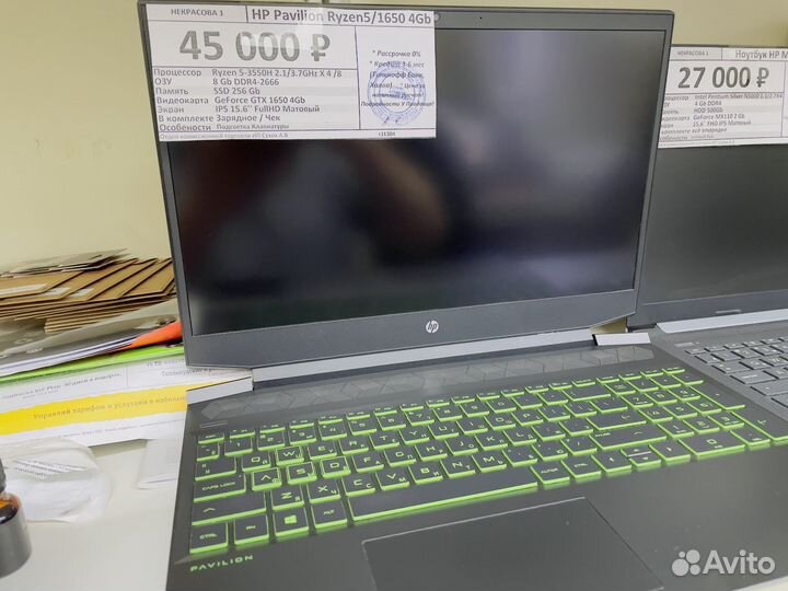 Игровой Ноутбук HP Nitro5 Asus Tuf Dell oled