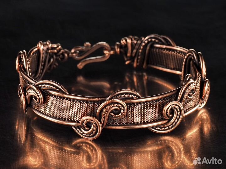 Женский браслет Медь Ручная работа Wire Wrap Art