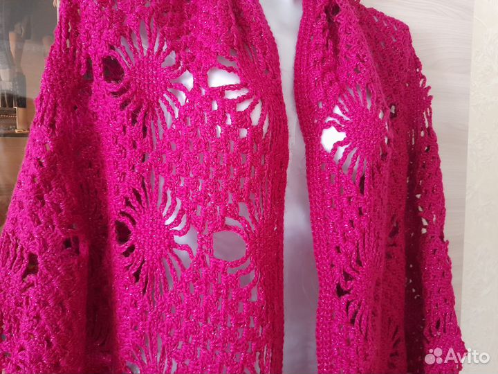 Вязаный платок шаль