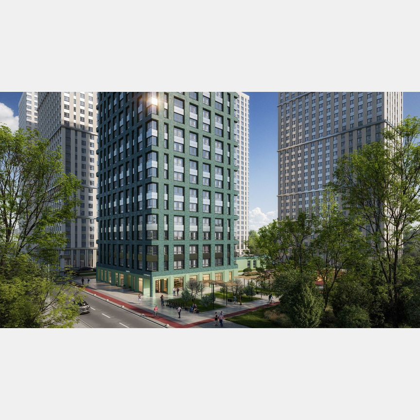 2-к. квартира, 42 м², 21/32 эт.