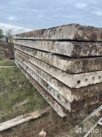 Плита перекрытия пустотные